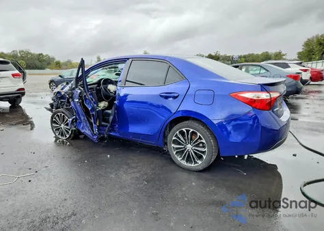 2015 Toyota Corolla L из США, поврежденный, VIN 2T1BURHE5FC312900